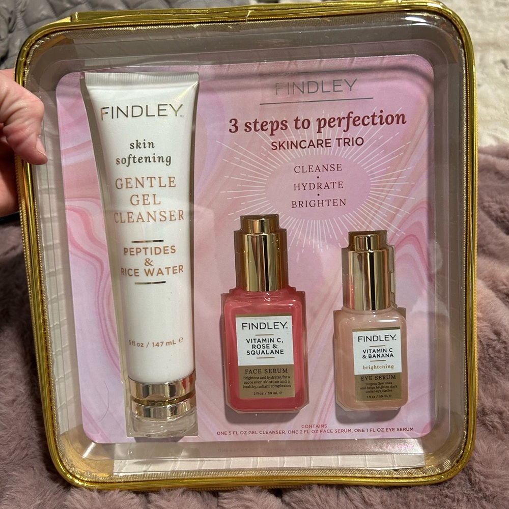 Finley Skincare Trio Set - Gentle Gel Cleanser and Serums